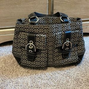 Patterned Coach bag